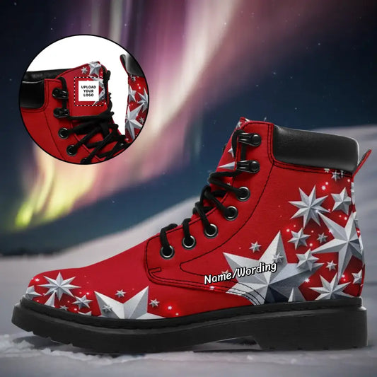 Personalized Santa Boots, Custom X-Max Boots, Christmas Funky Holidays Gift,1921XZ-23025001