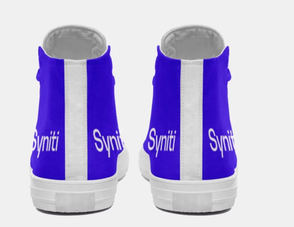 Christmas gift ideas employees, company gift ideas for customers Personalized Syniti Sneakers, Customized High Top Shoes with Company logo,SKU#20231118055H2