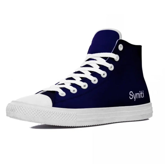 Personalized Syniti Sneakers, Customized High Top Shoes with Company logo,SKU#20231118055H2