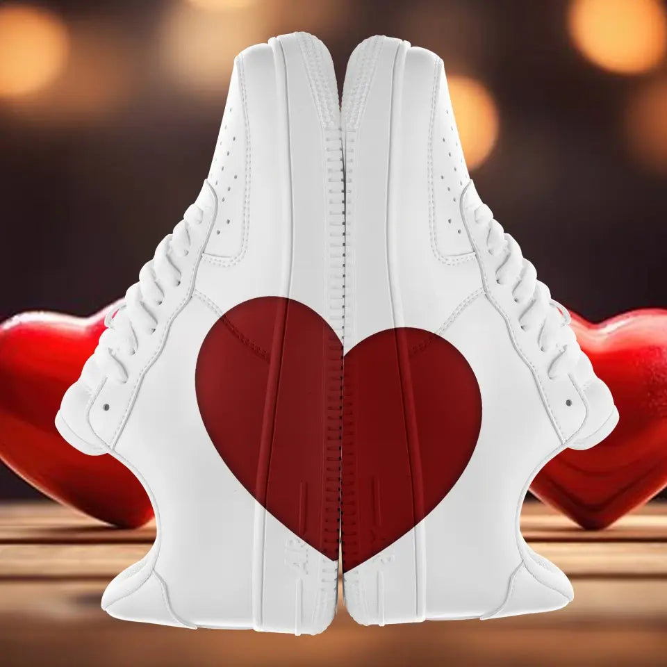 Buy One Get One,Valentine's Day Custom Casual Shoes Personalized Elegance, Premium Leather,Step into Love with Style,AR-24020016-1