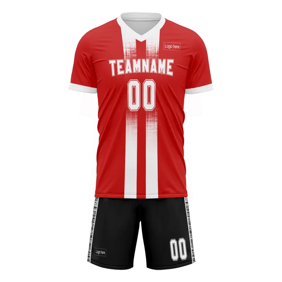 Personalized Football Team Uniform, Custom Breathable Fan's Jerseys and Shorts