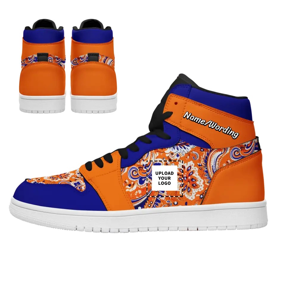 Luxury Gifts,Personalized Stylish Sneakers, Custom Bright High-Top Sho