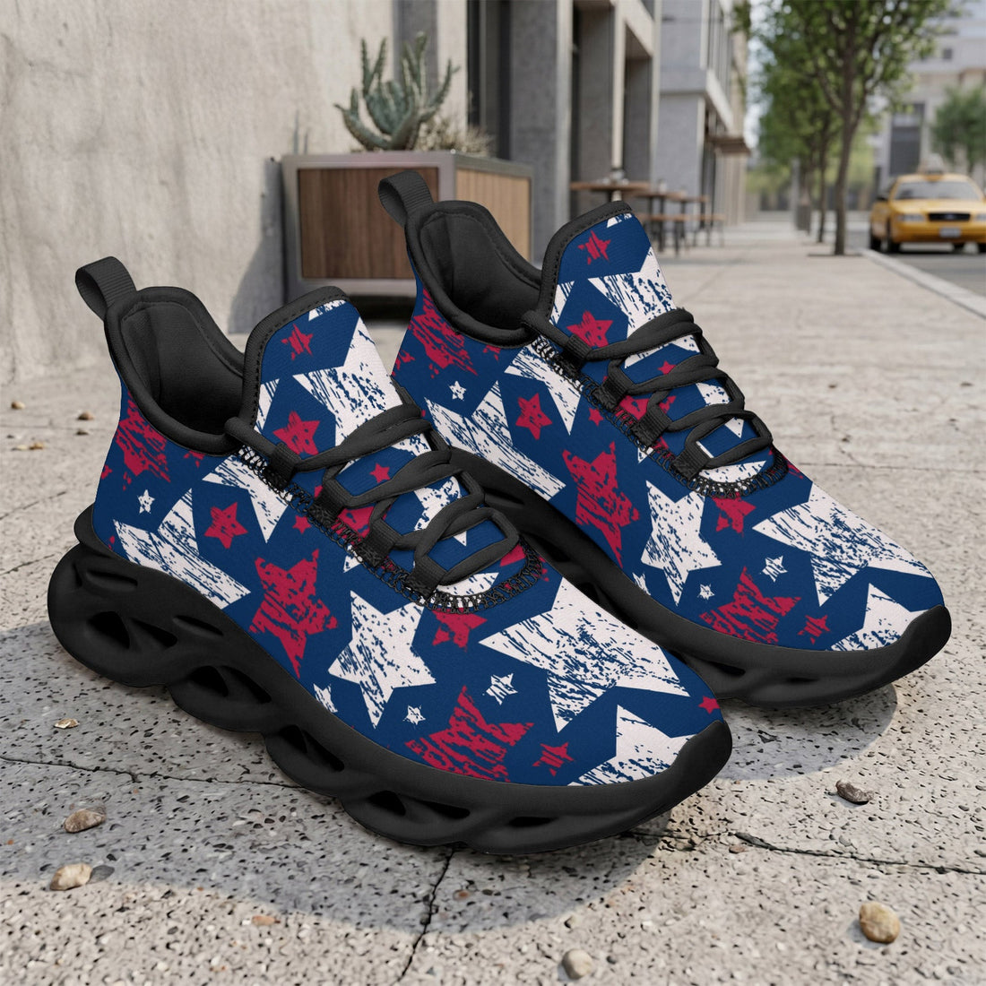 Custom United States 2026 World Cup Sneakers DIY Country Flag Running Shoes Lightweight Sport Shoes Gift for Football Fans Personalized Team Name and Logo FN003-F009144-13