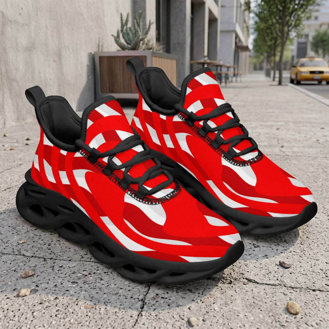 Custom Canada 2026 World Cup Sneakers DIY Country Flag Running Shoes Lightweight Sport Shoes Gift for Football Fans Personalized Team Name and Logo FN003-F009145-3