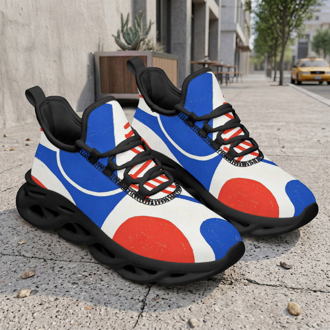 Custom France 2026 World Cup Sneakers DIY Country Flag Running Shoes Lightweight Sport Shoes Gift for Football Fans Personalized Team Name and Logo FN003-F009150-3