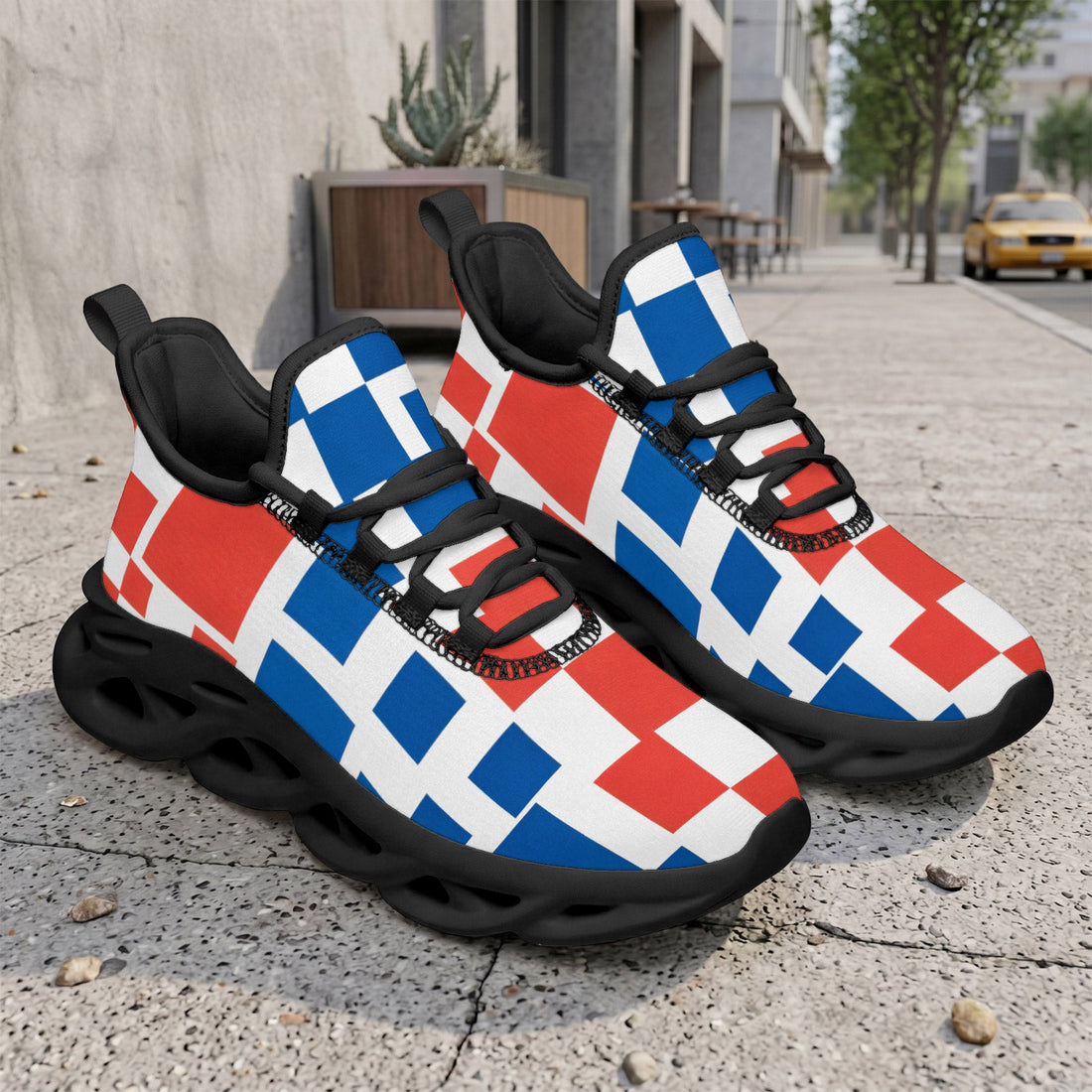 Custom France 2026 World Cup Sneakers DIY Country Flag Running Shoes Lightweight Sport Shoes Gift for Football Fans Personalized Team Name and Logo FN003-F009150-5