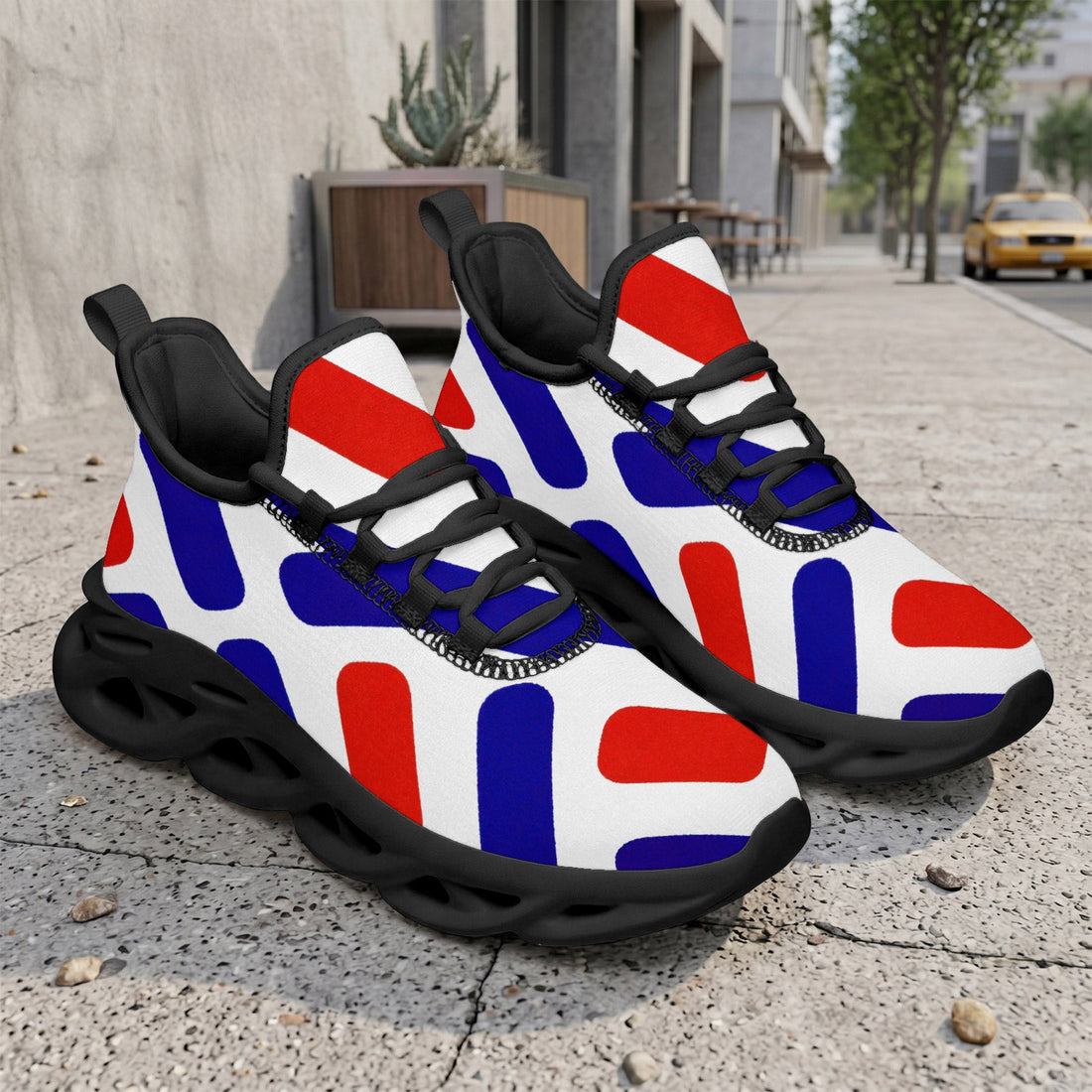 Custom France 2026 World Cup Sneakers DIY Country Flag Running Shoes Lightweight Sport Shoes Gift for Football Fans Personalized Team Name and Logo FN003-F009150-7
