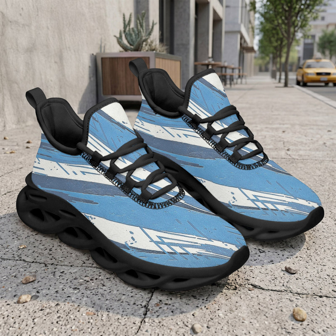 Custom Argentina 2026 World Cup Sneakers DIY Country Flag Running Shoes Lightweight Sport Shoes Gift for Football Fans Personalized Team Name and Logo FN003-F009152-2