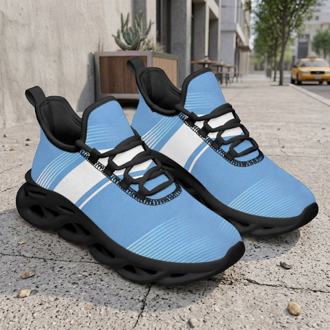 Custom Argentina 2026 World Cup Sneakers DIY Country Flag Running Shoes Lightweight Sport Shoes Gift for Football Fans Personalized Team Name and Logo FN003-F009152-4