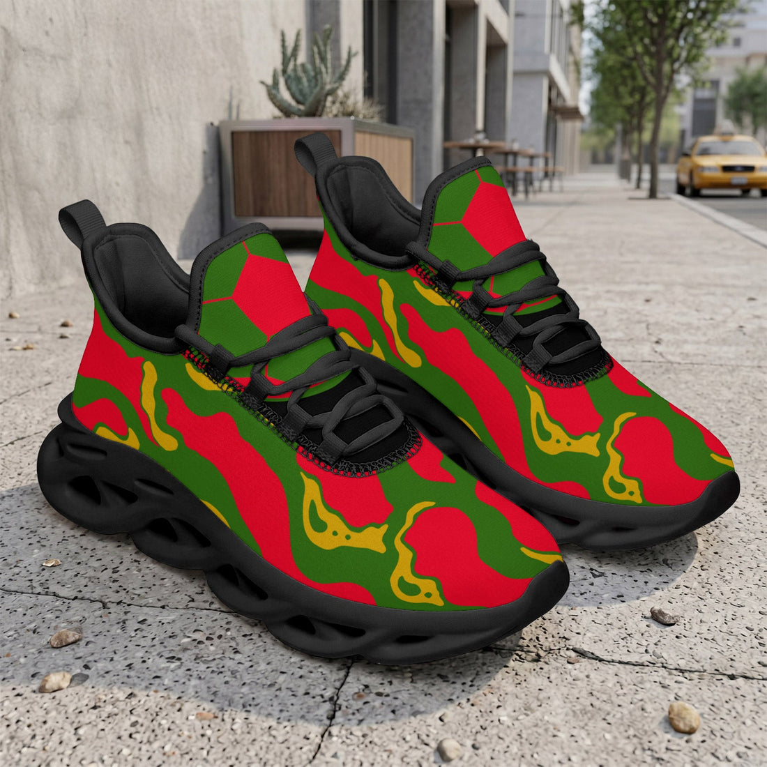 Custom 2026 World Cup Portugal Sneakers DIY Country Flag Running Shoes Lightweight Sport Shoes Gift for Football Fans Personalized Team Name and Logo FN003-F023101-16