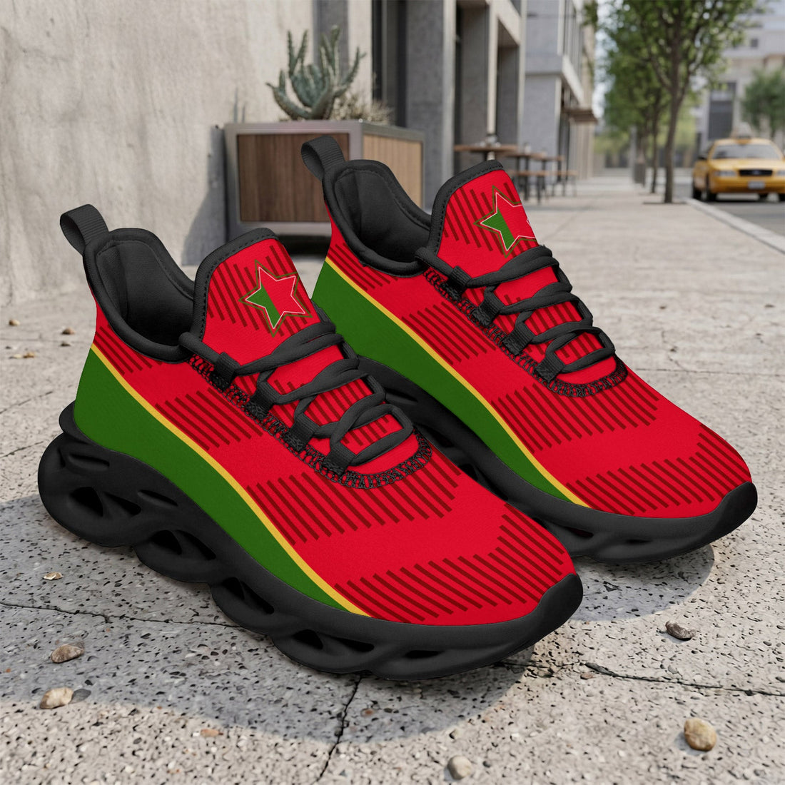 Custom 2026 World Cup Portugal Sneakers DIY Country Flag Running Shoes Lightweight Sport Shoes Gift for Football Fans Personalized Team Name and Logo FN003-F023101-19