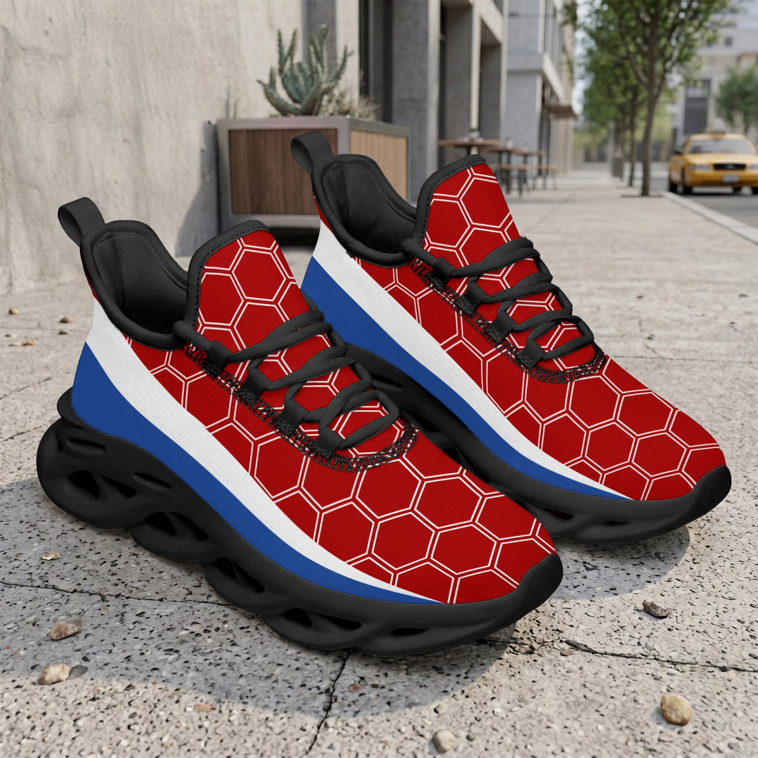 Custom 2026 World Cup France Sneakers DIY Country Flag Running Shoes Lightweight Sport Shoes Gift for Football Fans Personalized Team Name and Logo FN003-F023103-12