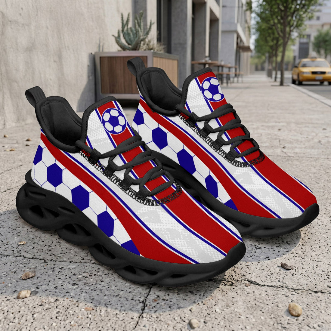 Custom 2026 World Cup France Sneakers DIY Country Flag Running Shoes Lightweight Sport Shoes Gift for Football Fans Personalized Team Name and Logo FN003-F023103-1
