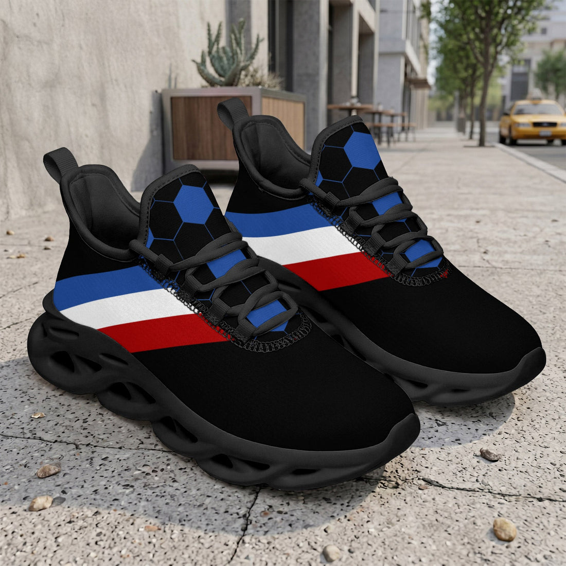 Custom 2026 World Cup France Sneakers DIY Country Flag Running Shoes Lightweight Sport Shoes Gift for Football Fans Personalized Team Name and Logo FN003-F023103-20