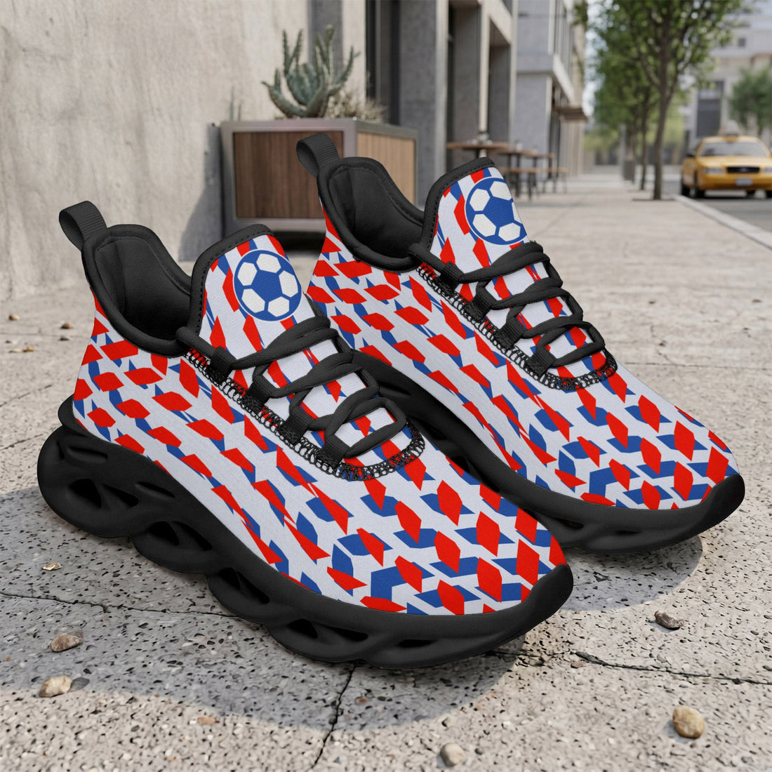 Custom 2026 World Cup France Sneakers DIY Country Flag Running Shoes Lightweight Sport Shoes Gift for Football Fans Personalized Team Name and Logo FN003-F023103-3