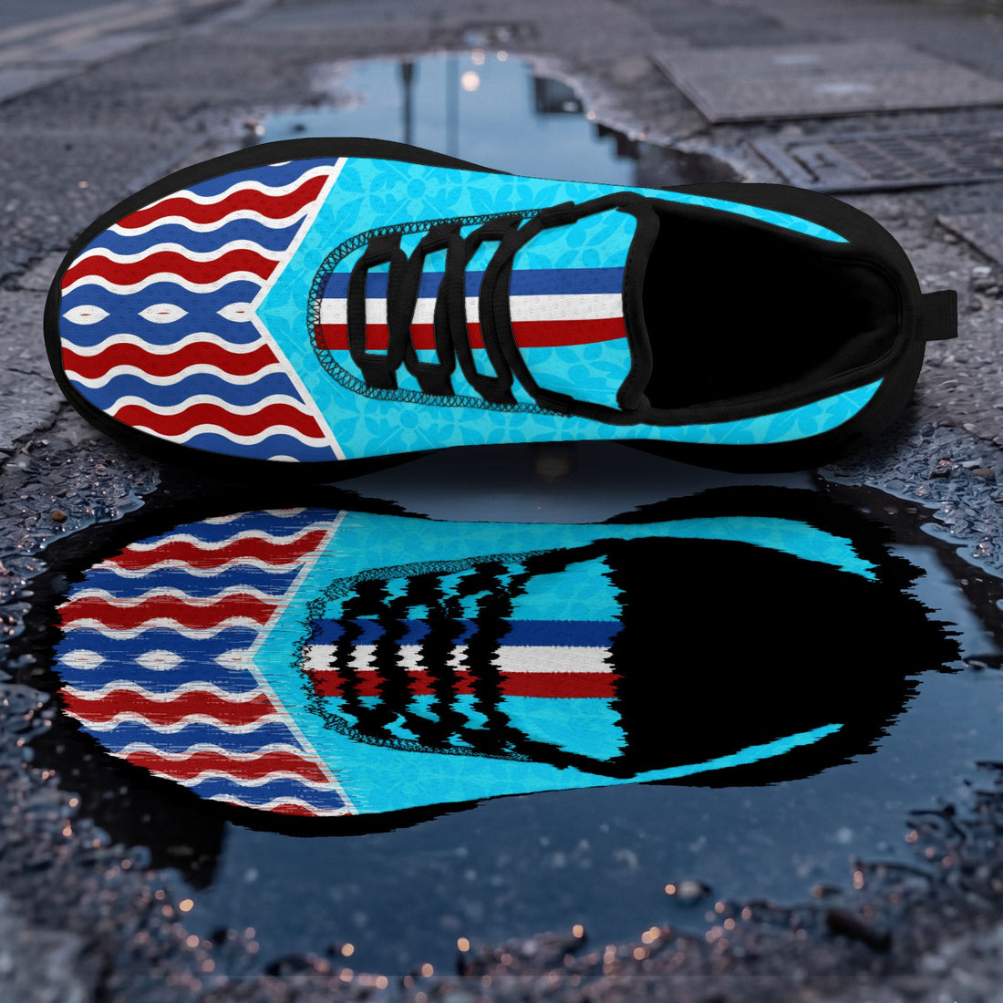 Custom 2026 World Cup France Sneakers DIY Country Flag Running Shoes Lightweight Sport Shoes Gift for Football Fans Personalized Team Name and Logo FN079-F023104-19