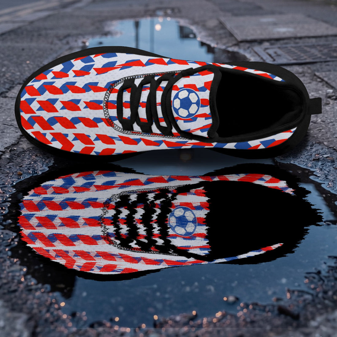 Custom 2026 World Cup France Sneakers DIY Country Flag Running Shoes Lightweight Sport Shoes Gift for Football Fans Personalized Team Name and Logo FN079-F023104-3