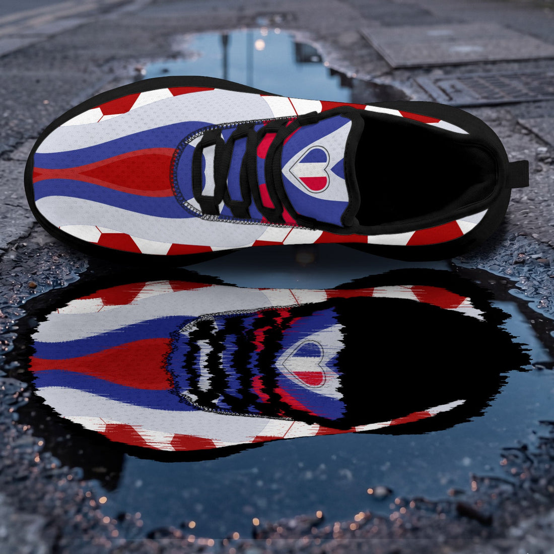 Custom 2026 World Cup France Sneakers DIY Country Flag Running Shoes Lightweight Sport Shoes Gift for Football Fans Personalized Team Name and Logo FN079-F023104-5