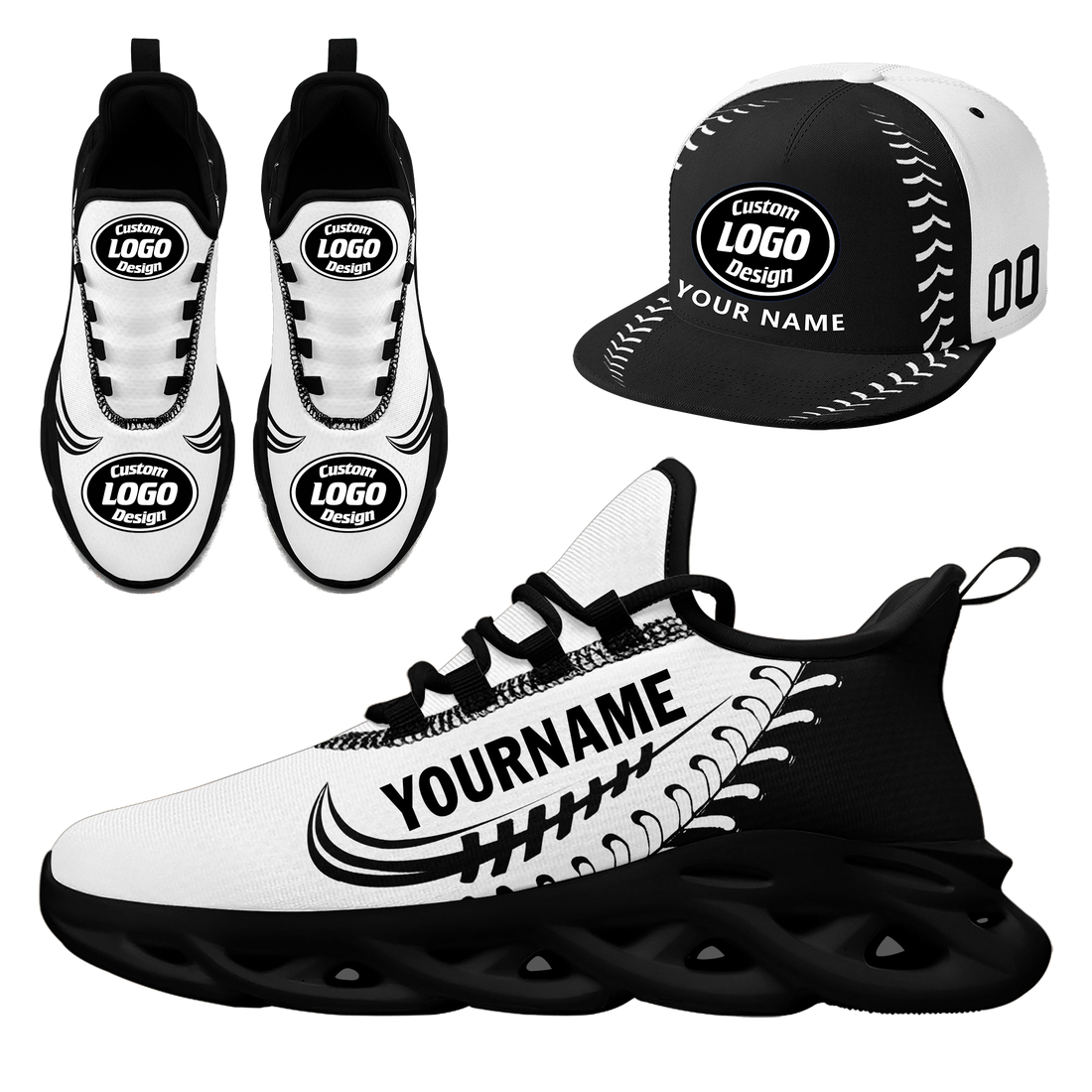 Custom MaxSoul Shoes and Hat Combo Personalized JH-bd0b00ea-bf
