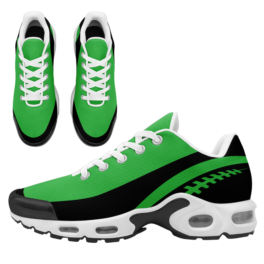 Client Gifts,Custom Green Black TN Shoes Personalized Sneakers TN-D020077-1