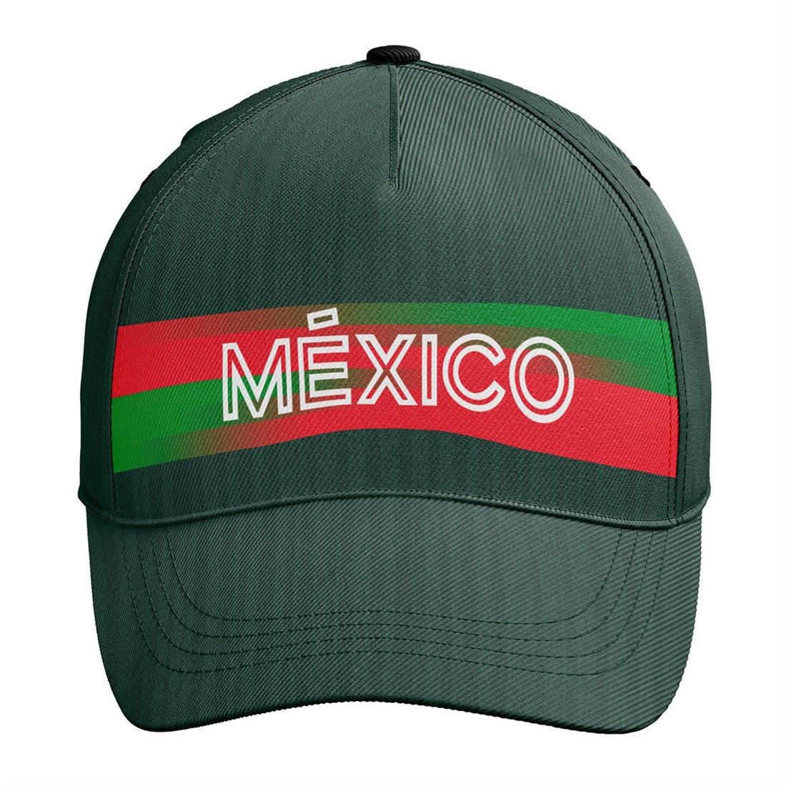 Personalized 2026 Mexico Soccer Fan Hat - Add Your Name & Design Custom 2026 Football Tournament Hat YW061-F007042-001