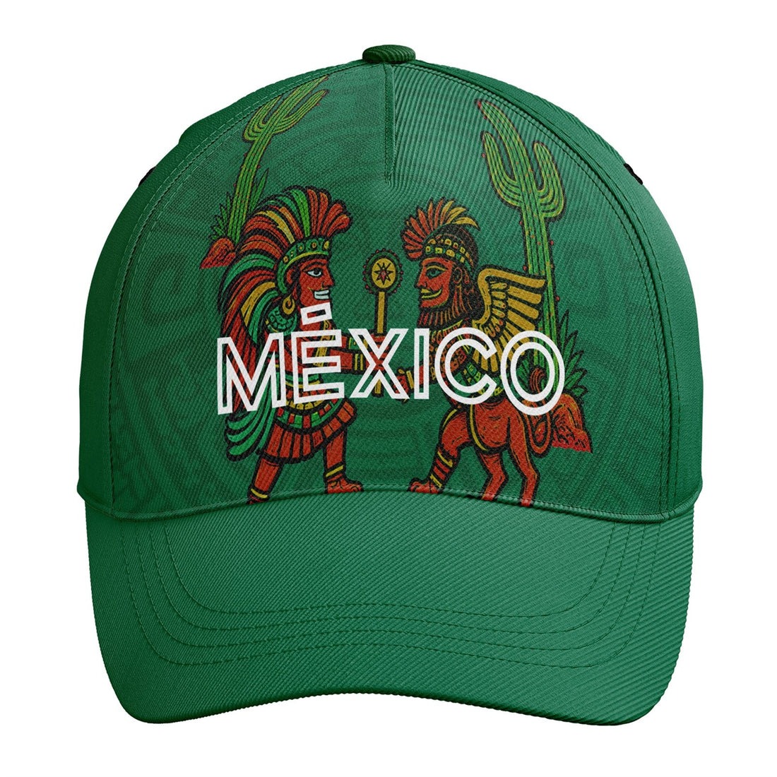 Personalized 2026 Mexico Soccer Fan Hat - Add Your Name & Design Custom 2026 Football Tournament Hat YW061-F007042-004