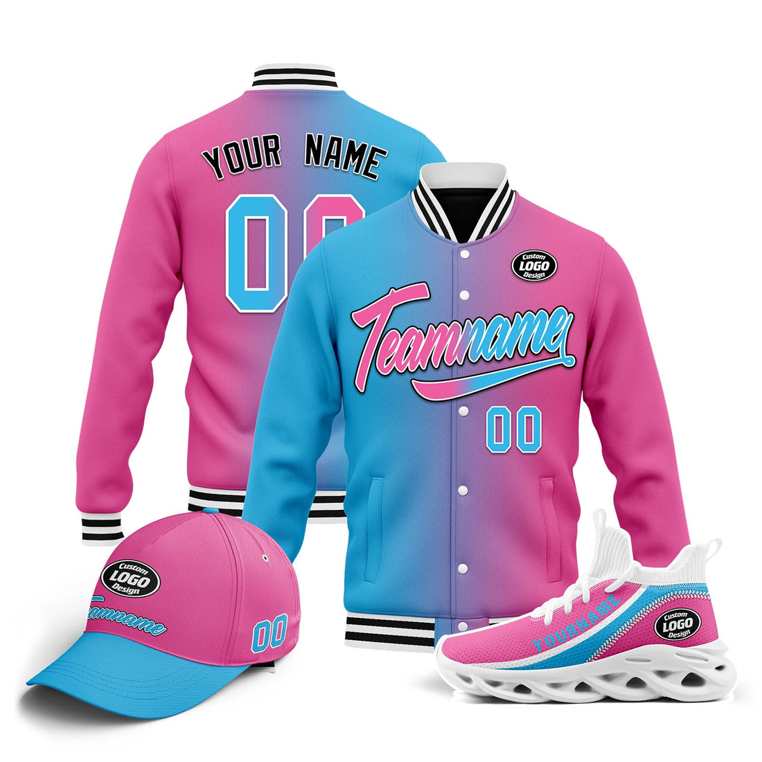 Custom Jacket MaxSoul Shoes and Hat Combo Offer Personalized Combo ZH-D028015-2