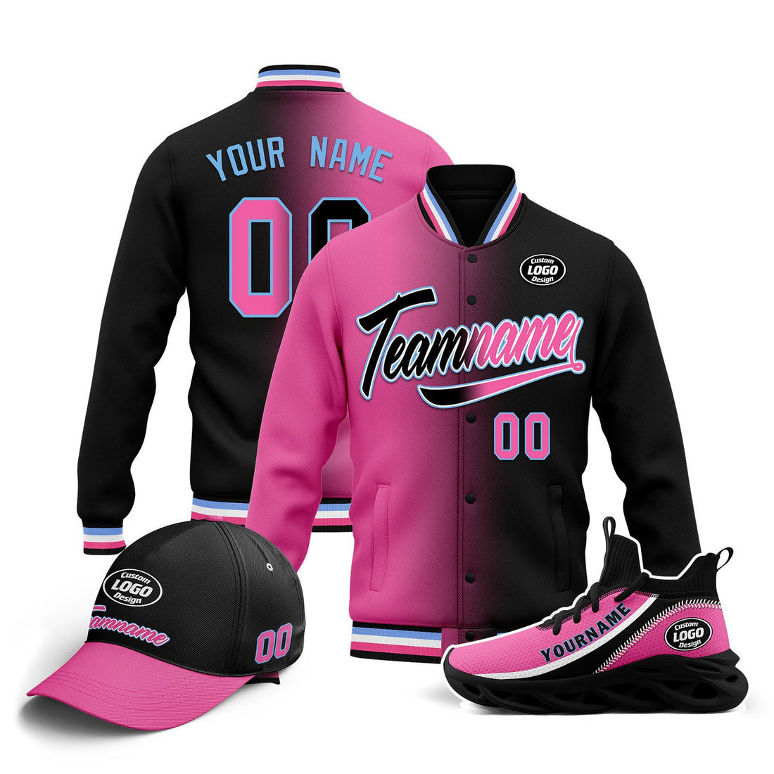 Custom Jacket MaxSoul Shoes and Hat Combo Offer Personalized Combo ZH-D028016-19