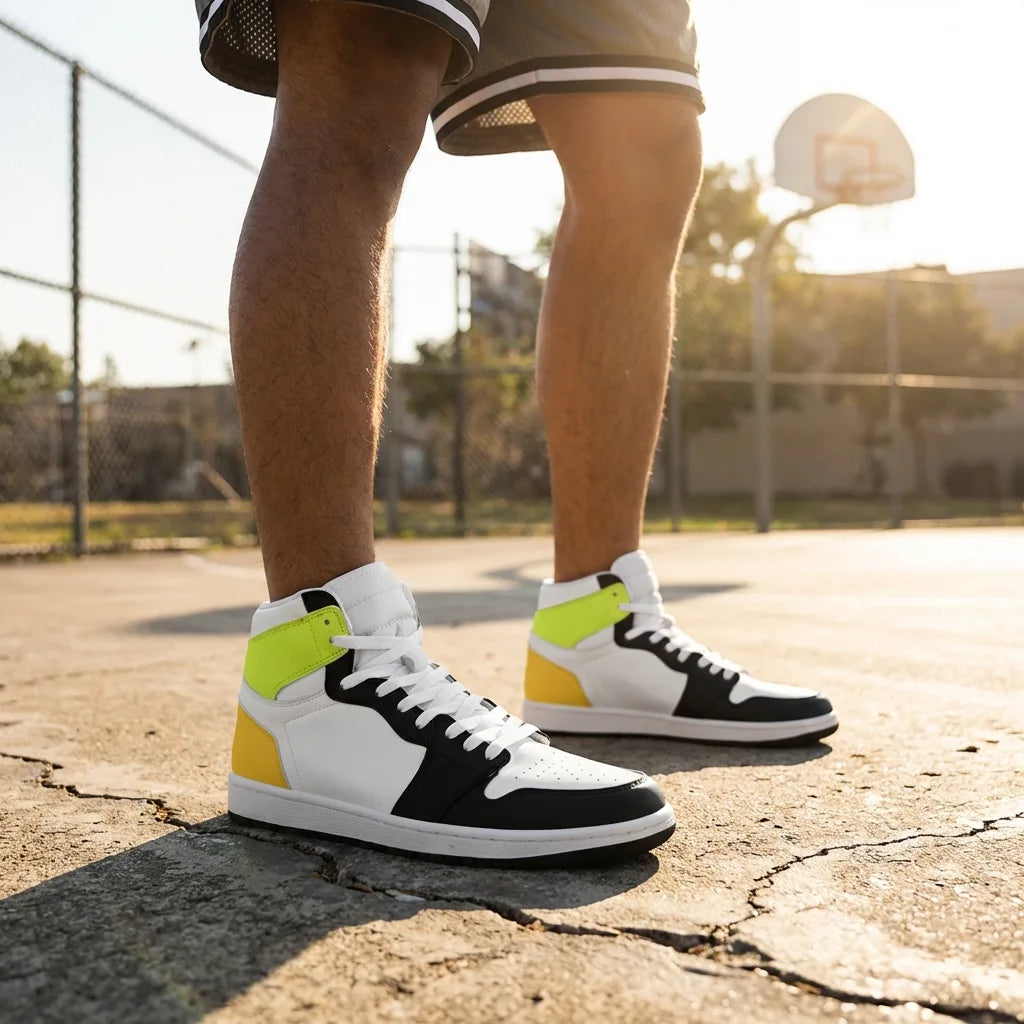 Aj1 Inspired High-Top Sneakers | Custom Jordan 1 Style High OG Shoes For Business, Promotional, Birthday Gift | Personalized Logo & Name | AJ1-C05100