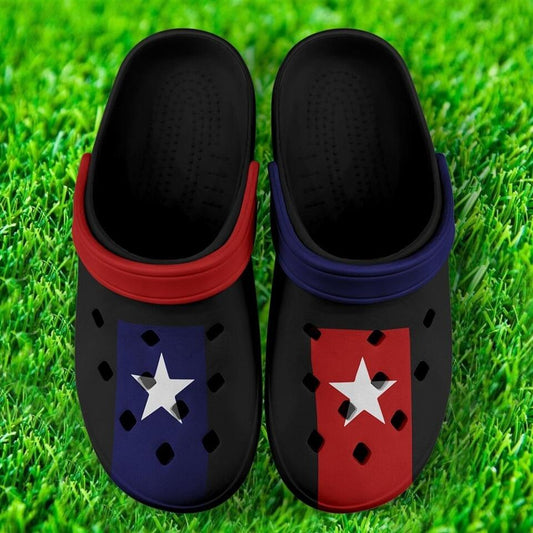 Custom Clogs Shoes, American Flag for Clog Shoes, Printed Shoes Clogs-B06014