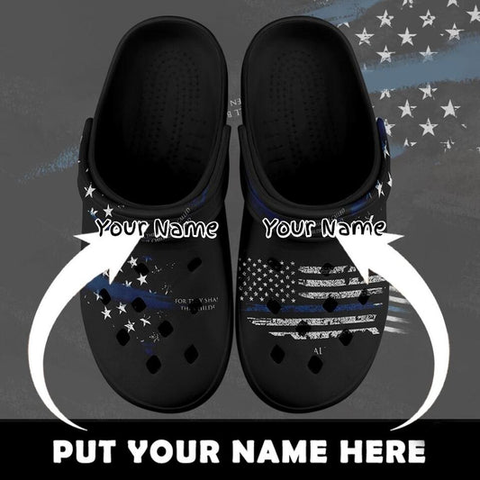 Custom Clogs Shoes, American Flag for Clog Shoes, Printed Shoes Clogs-B06012