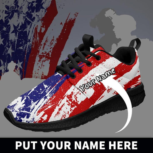 Personalized Name Sneaker Shoes, BLD1-191201002-1