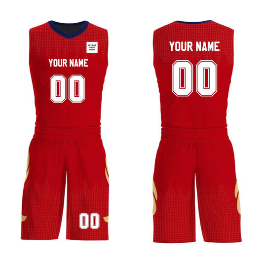 Custom Basketball Jersey and Shorts, Personalized Uniform with Name Number Logo for  Adult Youth Kids, BBJ-221006019