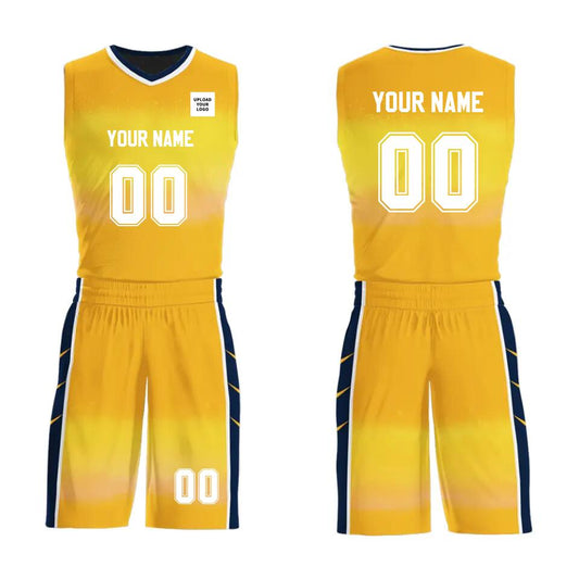 Custom Basketball Jersey and Shorts, Personalized Uniform with Name Number Logo for  Adult Youth Kids, BBJ-221006021