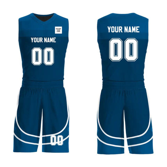 Custom Basketball Jersey and Shorts, Personalized Uniform with Name Number Logo for  Adult Youth Kids, BBJ-221006022