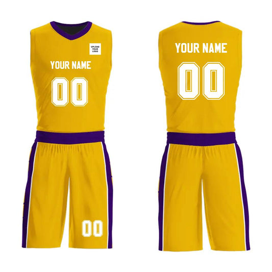 Custom Basketball Jersey and Shorts, Personalized Uniform with Name Number Logo for  Adult Youth Kids, BBJ-221006028