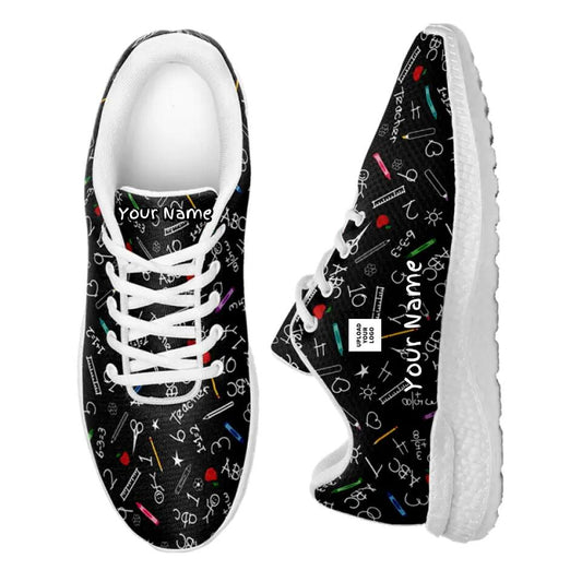Custom school teacher sneakers, perfect gifts, put name on it, BLD2-B12100