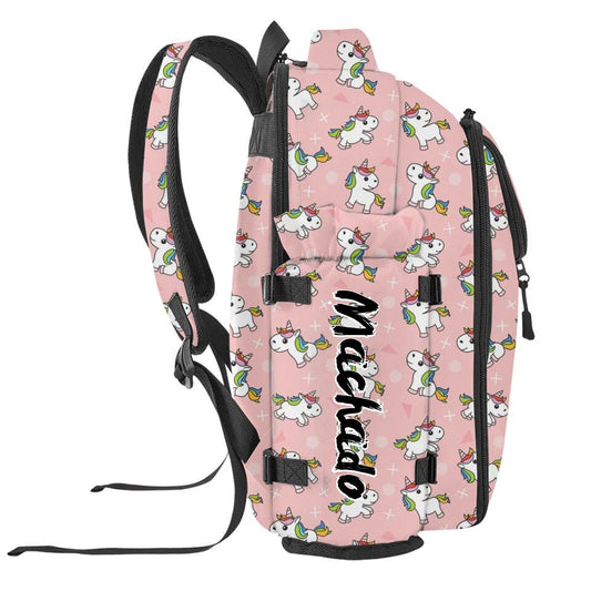 Personalized Picnic Bag with Your Picture and Name, Large Picnic Backpack Set for 4 Person, Custom Gift for Picnic Family, YCB-C03100
