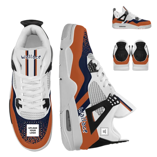 Personalized Sneakers, Custom Sneakers, Put name or business name on it, AJ4-C05113