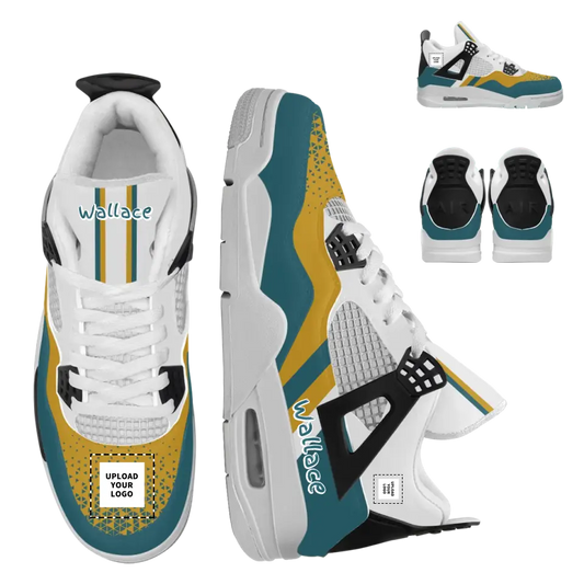 Personalized Sneakers, Custom Sneakers, Put name or business name on it, AJ4-C05114