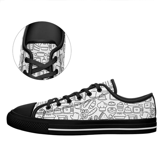 Illustration space style Low Top Shoes Sneakers, Casual Shoes, Custom Shoes, Mens, Womens, Children Kids Shoes, KWL-C0501