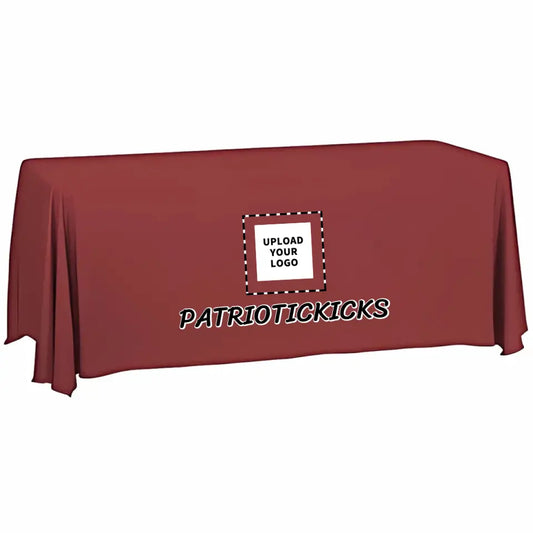 Add your logo to these custom event table throws
