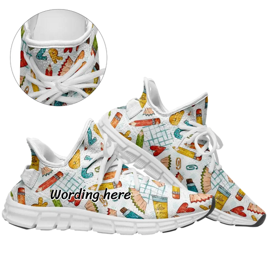Customize Cheerleading sneakers, Back to School Casual shoes with Print on demand, TWX05-C0601
