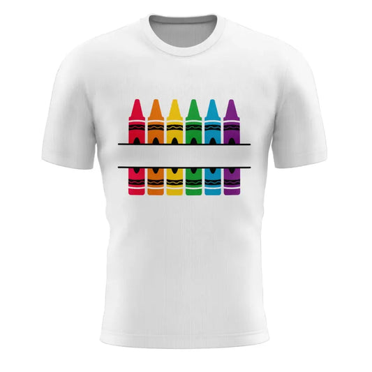 Customized Back to School Tee, Colorful T-Shirt with print on demand for Men and Women,PR064-23020020