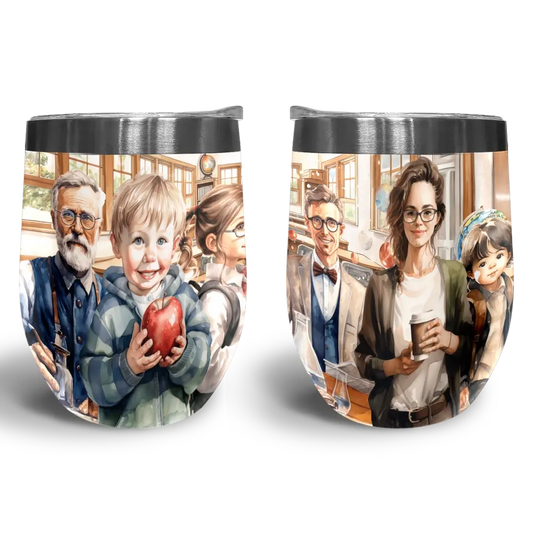 Personalized Back to School Cup, Customizable and Stylish  for Teacher and Student,PR260-12oz-23020022