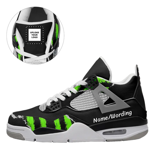 Personalized Back to School Sneaker, Fashionable Design with Basketball shoes, AJ4-23020045