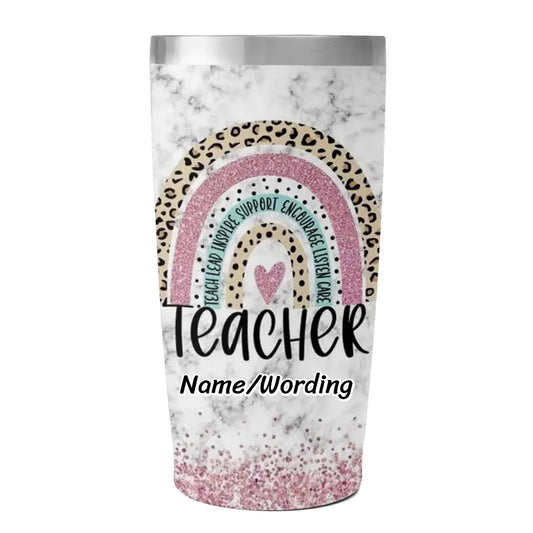 Personalized Back to School Cup,Teacher Appreciation 20oz Cup，Customized eacher Tumbler Gift, PR259-20oz-23020052