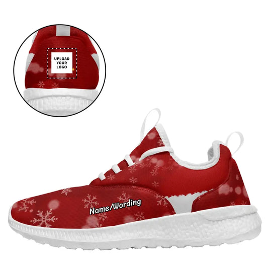 Personalized Christmas Sneakers, Custom Snowflake, Reindeers Shoes, Christmas Gift,BF71-23025002