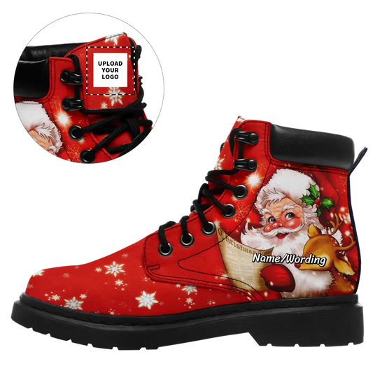 Personalized Santa Sneakers, Custom X-Max Shoes, Christmas Gift,1921-23020122